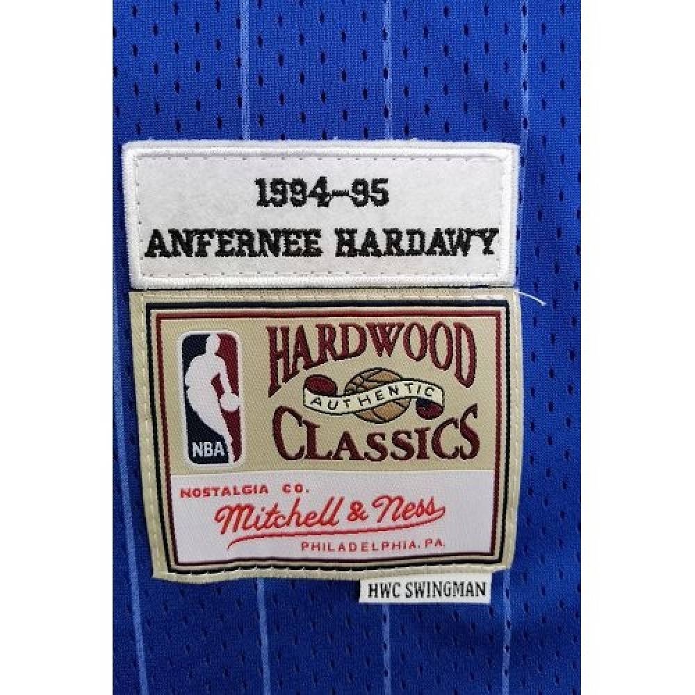 Men's Orlando Magic Anfernee Hardaway #1 Throwback Blue 94-95 Hardwood Classics Jersey-Pro Kit Vault | Brand New 26/27 Sports Jerseys